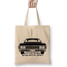 Humuts Supernatural Dean Winchester Daddy's Home Bez Kadın Günlük Çanta
