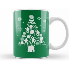 Humuts Teenage Mutant Ninja Turtles Christmas Tree Silhouette Kupa
