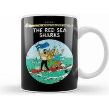 Humuts The Adventures Of Tintin The Red Sea Sharks Vintage Style Cover Kupa