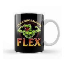 Humuts Tyrannosaurus Flex Funny Gym Workout Pun T Rex Kupa