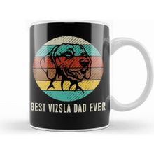 Humuts Vintage Best Vizsla Dad Ever Fathers Day Gift Kupa
