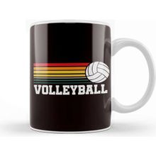 Humuts Vintage Volleyball Retro Ball Sports Coach Team Athlete Game Kupa
