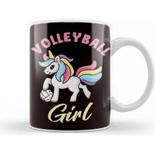 Humuts Volleyball Girl Unicorn Ball Sports Beach Volleyball Player Kupa