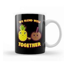 Humuts We Blend Well Together Funny Pineapple Coconut Pun Kupa
