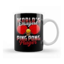 Humuts World's Okayest Ping Pong Player Pun Table Tennis Kupa Bardak