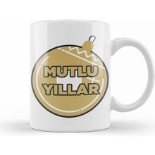 Humuts Yılbaşı Yeni Yıl Konseptli Mutlu Yıllar Hediye 09 Kupa Bardak