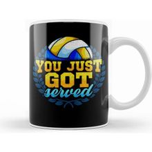Humuts You Just Got Served Volleyball Player Serve Pun Kupa