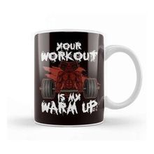 Humuts Your Workout My Warm Up Barbell Bodybuilding Weightlifting Kupa Bardak