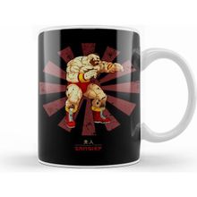 Humuts Zangief Retro Japanese Street Fighter Kupa Bardak