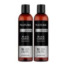 Huncalife Nature Siyah Sarımsaklı Dökülme Karşıtı Besleyici ve Onarıcı 2x350 ml Şampuan