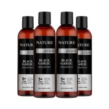 Huncalife Nature Siyah Sarımsaklı Dökülme Karşıtı Besleyici ve Onarıcı 4x350 ml Şampuan