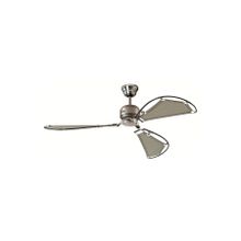 Hunter Fan Avalon Fırçalanmış Metal Nikel 158 cm Bez Kanatlı Tavan Vantilatörü