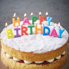 Huramarketing Happy Birthday Yazılabilen Rengarenk Doğum Günü Mumu