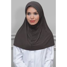 Hürrem Bone 1600-10 Vizon Sandy Sade Geçmeli Eşarp