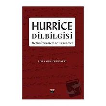 Hurrice Dilbilgisi Leyla Murat Karakurt