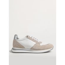 Hush Puppies 4648 Beyaz Gri Kadın Sneaker