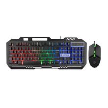 Hytech HKM-X86 Quin Siyah USB Aydınlatmalı Gaming Oyuncu Klavye ve Mouse Set