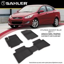 Hyundai Accent Blue 2011 Sonrası 3D Havuzlu Paspas