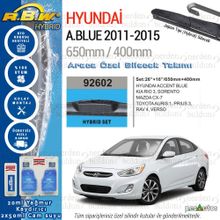 Hyundai Accent Blue RBW Hybrid 2011-2015 Silecek Takımı