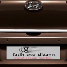 Hyundai İ20 2015-2018 Krom Bagaj Alt Çıtası