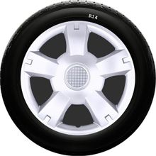 Hyundai SKS-SJS 201 14 İnç 4 Adet Kırılmaz Jant Kapağı