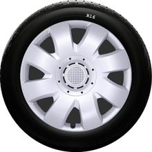 Hyundai SKS-SJS 426 16 İnç 4 Adet Kırılmaz Jant Kapağı