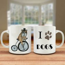 I Dogs - Bulldogs Köpek Baskılı Kupa Bardak