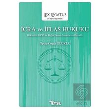 İcra ve İflas Hukuku - Lex Legatus: Hakimlik KPSS ve Diğer Kurum Sınavlarına Hazırlık
