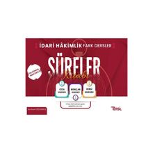 İdari Hakimlik Fark Dersler Süreler Kitabı Temsil Kitap