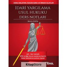İdari Yargılama Usul Hukuku Ders Notları - Metin Kaya