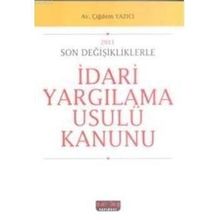 İDARI YARGILAMA USULÜ KANUNU - ÇIĞDEM YAZICI