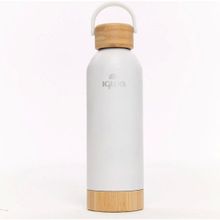Igloo Hydrate Pro 500 ml Beyaz Bambu Taban ve Kapaklı Çelik Termos