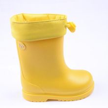İgor W10101-008 Chufo Cuello İçi Kürklü Sarı Çocuk Yağmur Çizmesi