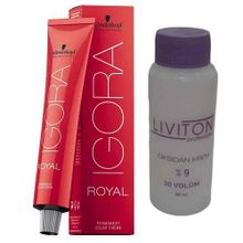 Igora 0 11 Sarı Azaltıcı ve Liviton Mini 30 Volume Oksidan Saç Bakım Seti