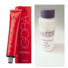 Igora Royal 0-33 Kızıl Azaltıcı Saç Boyası + Oksidan