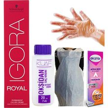 Igora Royal 1-0 Siyah 60 ml Saç Boyası + 20 Volüm Mini Oksidan