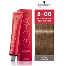 Igora Royal 8-00 Açık Kumral-Ekstra Doğal x4 Saç Boyası