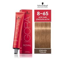 Igora Royal 8-65 Açık Sarı-çikolata Altın 60 ml Saç Boyası