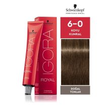 Igora Royal Doğal Tonlar 6-0 Koyu Kumral Saç Boyası