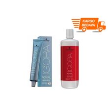 Igora Royal Highlifts 10-0 Ultra Sarı 5 Adet Saç Boyası + 1 lt Oksidan