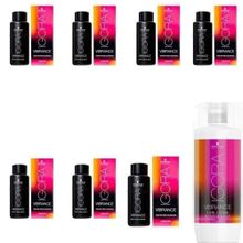 Igora Vibrance 7-65 Kumral Çikolata Altın x7 Saç Boyası + 1 L Oksidan