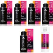 Igora Vibrance 9-55 Sarı Ekstra Altın 5 Adet Saç Boyası + 1 lt Oksidan