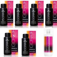 Igora Vibrance 9-55 Sarı Ekstra Altın 6 Adet Saç Boyası + 1 lt Oksidan