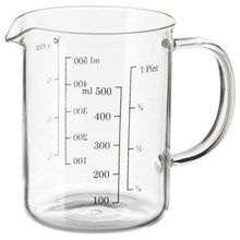 IKEA 0.5 lt Isıya Dayanıklı Cam Ölçü Kabı Ölçek
