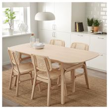 IKEA 29388656 Bambu Yemek Masası Takımı