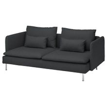 IKEA 39449621 Söderhamn Fridtuna Koyu Gri 3'lü Kanepe