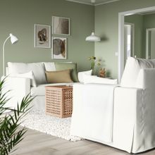 IKEA 49489616 2'li Beyaz Kanepe