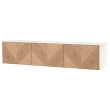 IKEA 59421796 Beyaz Meşe Kaplama Tv Sehpası