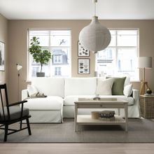 IKEA 59489692 3'lü Beyaz Kanepe