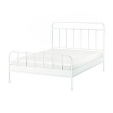 IKEA 59563352 Çift Kişilik Beyaz Karyola
